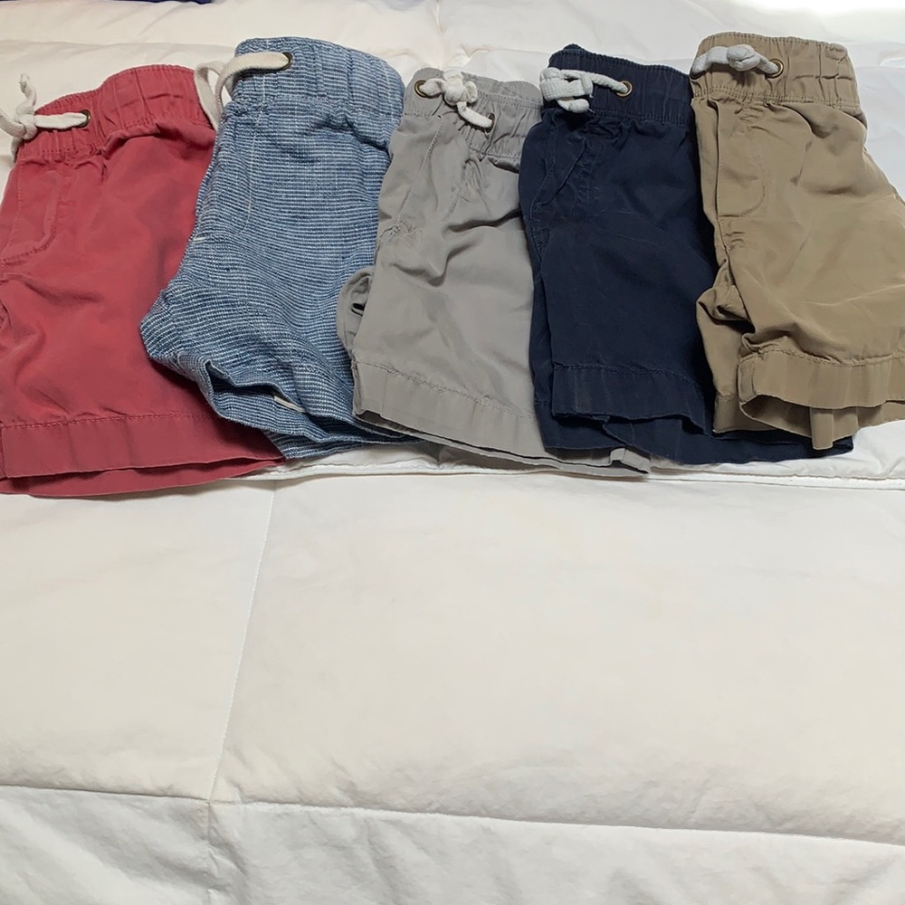 5 pairs Boys Crewcuts shorts size 4